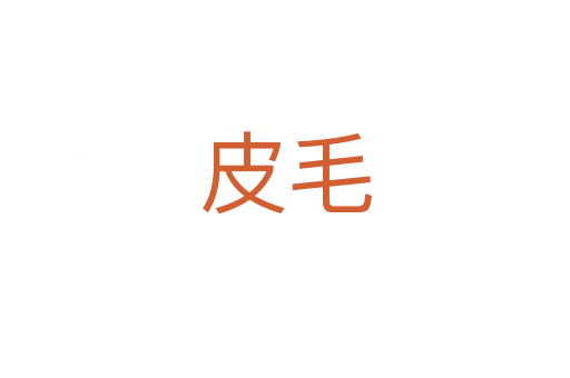 皮毛