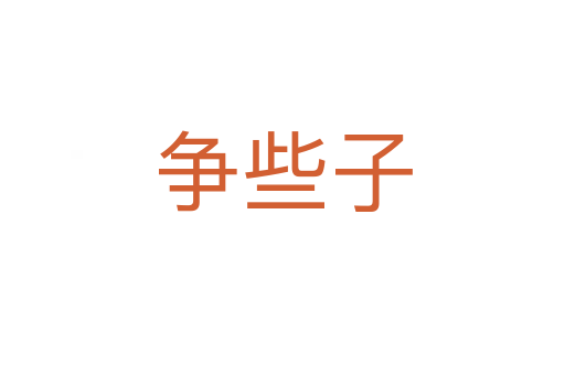 爭(zhēng)些子