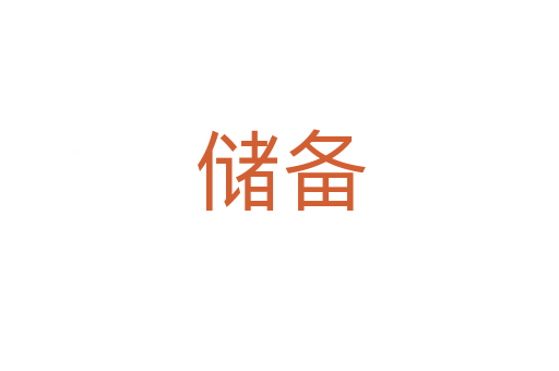 儲(chǔ)備